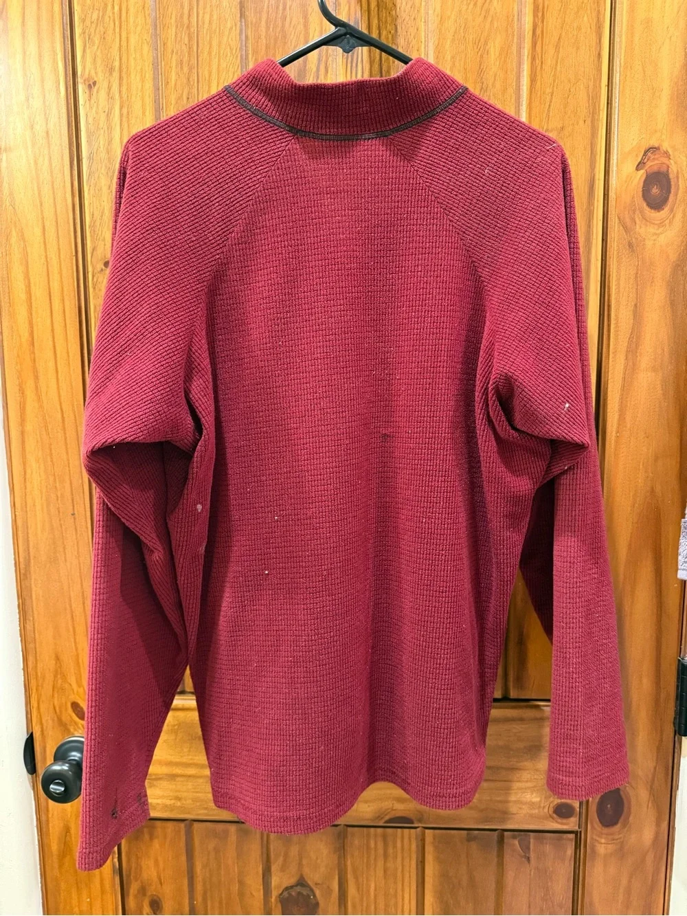 VINTAGE Original Melanzana Half-Zip microgrid